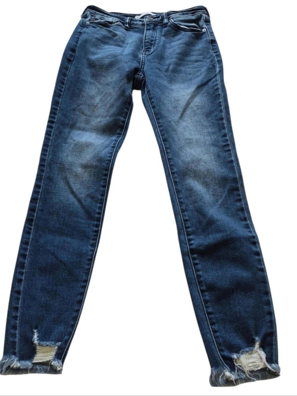 KanCan for Maurices Size 27 Distressed Raw Hem Skinny Jeans